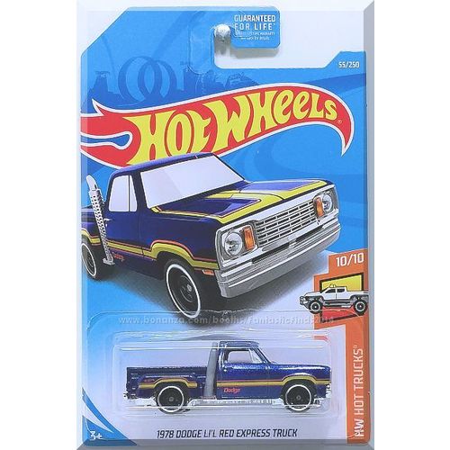 Hot Wheels - 1978 Dodge Li'l Red Express Truck: HW Hot Trucks #10/10 - #55/250