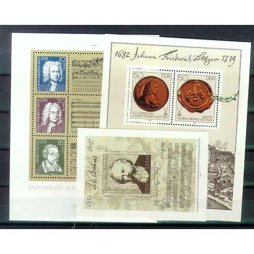 GERMANY DDR Blöcke [09] Gutes Lot ( **/mnh )