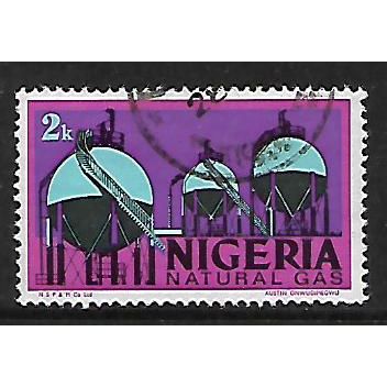 NIGERIA 1973 2K NATURAL GAS TANKS SG 281 FINE USED#2