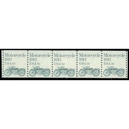 1899 5c Motorcycle Very Fine MNH Dry Gum PNC 3/5 P0499