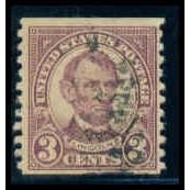Used 600 3c Abraham Lincoln Just Clears M09723