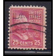 Used 829 25c William McKinley Barely Clears KA8379