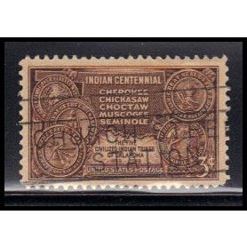 Used 972 3c Indian Tribes Fine KA7817