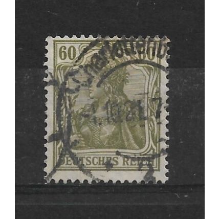 Germany.SG146 60pf "Germania" (Olive).Fine Used.Nov21