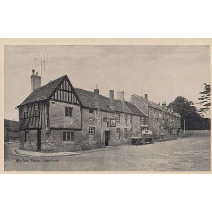Market Place Fairford Gloucester Postcard