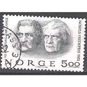 Norge 1981 Michel 849 O Cote (2013) 0.50 Euro Prix Nobel Cachet rond