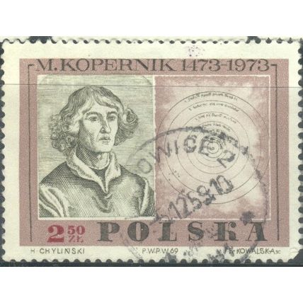 Poland 1969 - 2.50zt Mikokaj Kopernik - used
