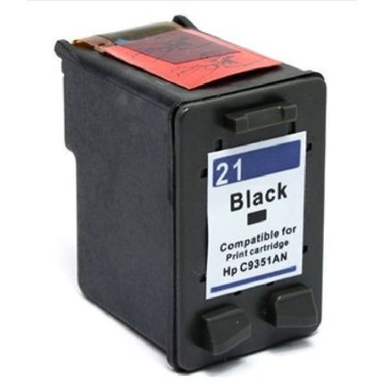 Compatible with HP 21 Remanufactured Black Ink Cartridge (C9351AN)