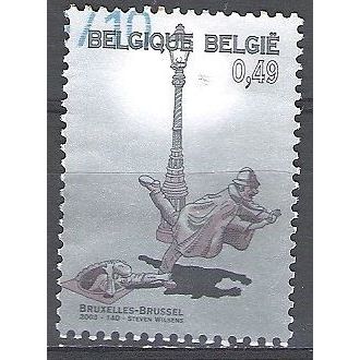 Belgique 2003 Michel 3246 O Cote (2008) 0.50 € Bruxelles statue le Vaartkapoen