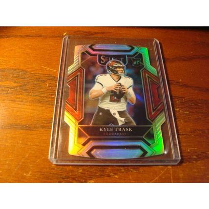 2021 Panini Select, 4-Die Cut Prizms, Red/Silver/Yellow, TRASK/HARRIS ++