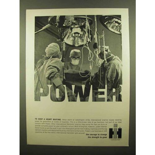 1965 International Harvester Engines Ad - Power