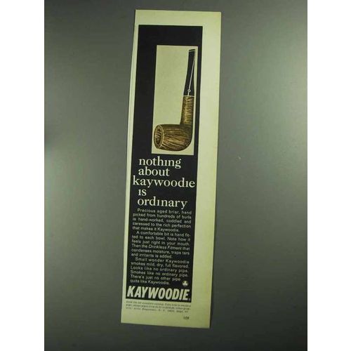 1968 Kaywoodie Pipe Ad - Nothing About Is Ordinary