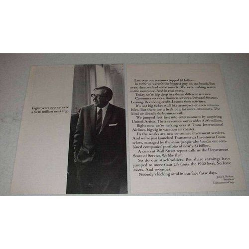 1968 Transamerica Corporation Ad - A Weakling