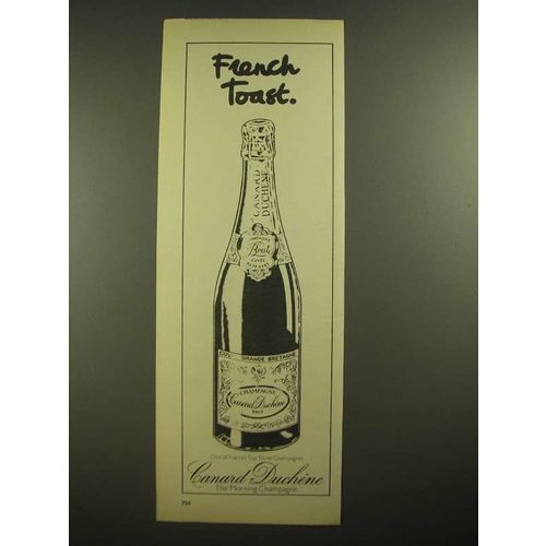1978 Canard Duchene Champagne Ad - French Toast
