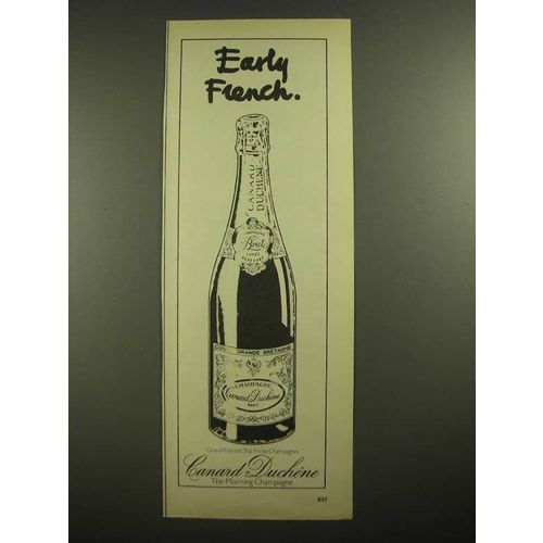 1978 Canard Duchene Champagne Ad- Early French