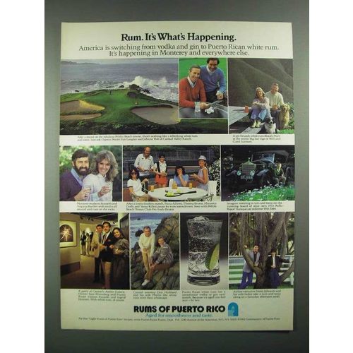 1983 Rums of Puerto Rico Ad - It's What's Happening