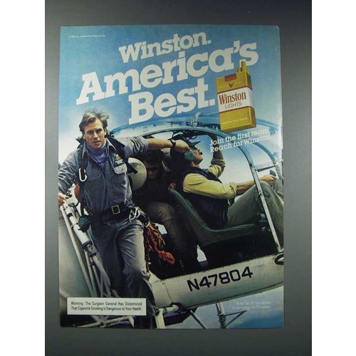 1983 Winston Cigarette Ad - Best