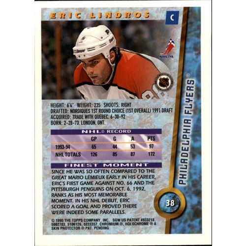 1994-95 Finest Eric Lindros #38