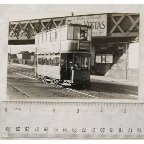 Photo Glasgow Tram no. 669 in 1954