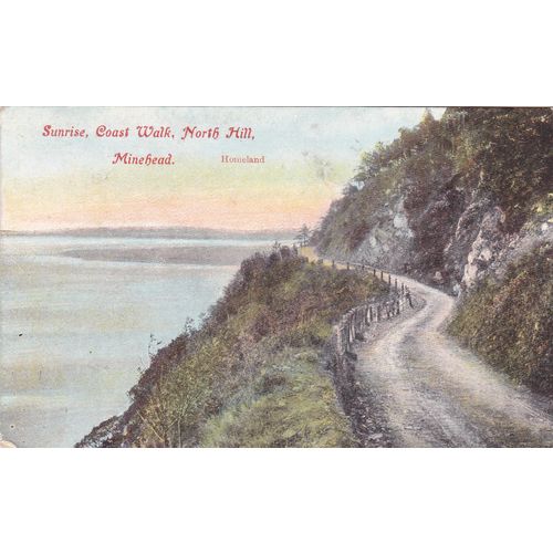 Sunrise, Coast Walk North Hill Minehead Somerset Postcard (SM76864)