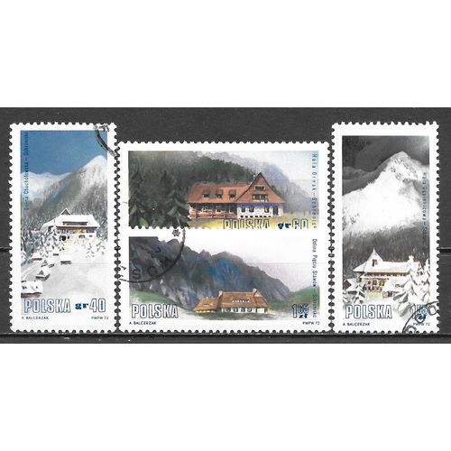 Pologne N° 2050/53 YVERT OBLITERE ( USED )