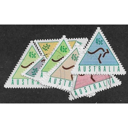 AUS 1994 (SET) (S/A) 'SYMBOLIC KANGAROO' (8v) FINE USED (EBID67-030)
