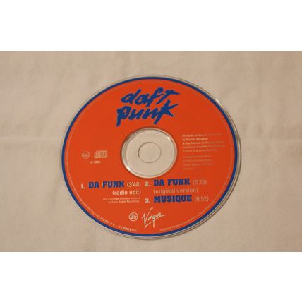 Daft Punk 5" Promo Single-DA FUNKx2/MUSIQUE