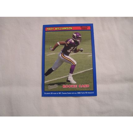 Troy Wiliamson 2005 Bazooka BLUE NO. 169 ROOKIE