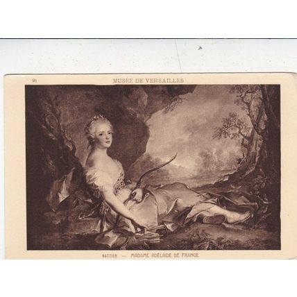 Nattier Madame Adelaide de France Postcard unused VGC