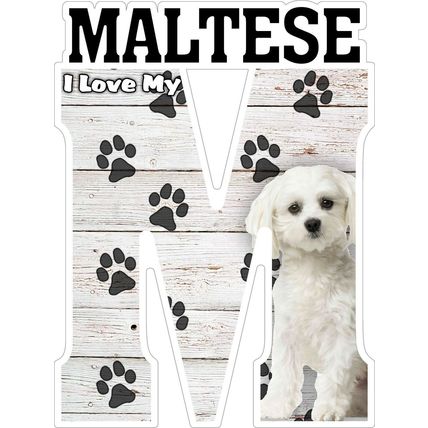 I Love My Maltese Fridge Magnet