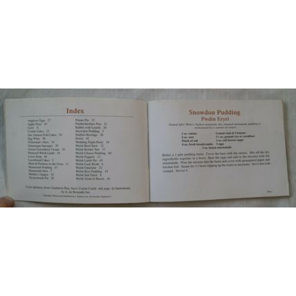 Favourite Welsh Recipes. Traditional Welsh Fare with illustrations