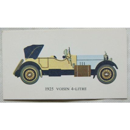 Mobil Vintage Cars Series No. 5 Voisin 4-litre 1925