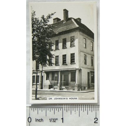 1936 Senior Service Sights of Britain No. 34 Dr. Johnson's House, Lichfield