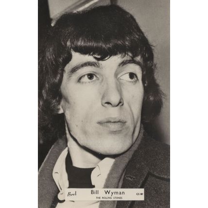 Bill Wyman The Rolling Stones Rare Brel CS181 Old Photo Postcard