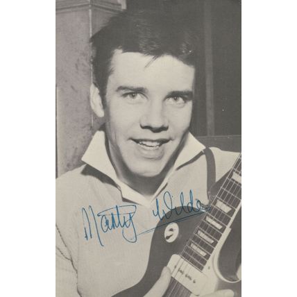 Marty Wilde Celebrity Autograph Series Vintage Photo Postcard