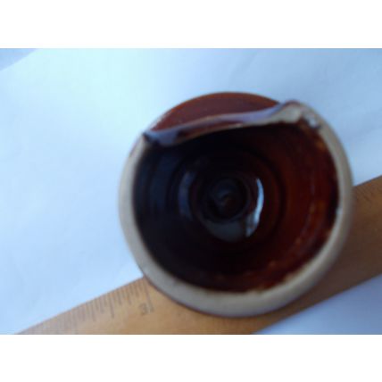 TEA POT LID BROWN HAS LITTLE BLACK ARROW ON TOP