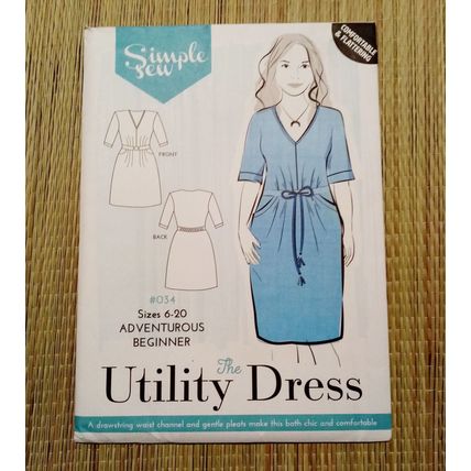 Simple Sew Dress Sizes 6 to 20 Uncut