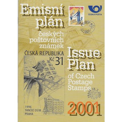 Česká Pošta: Issue Plan of Czech Postage Stamps 2001 (2001)