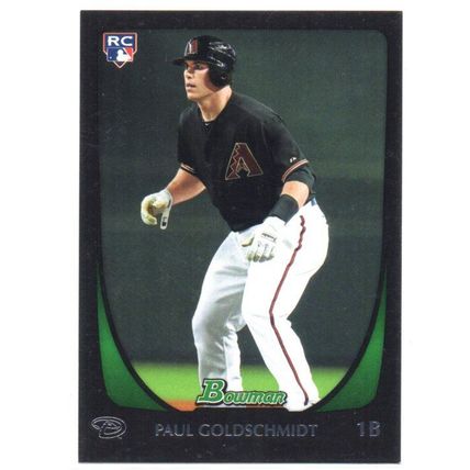 BOWMAN BLACK PAUL GOLDSCHMIDT ROOKIE