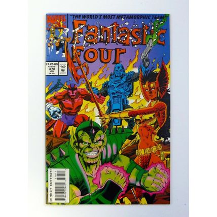 Fantastic Four #378 Marvel Comics Chaos in the Courtroom NM+ 1993