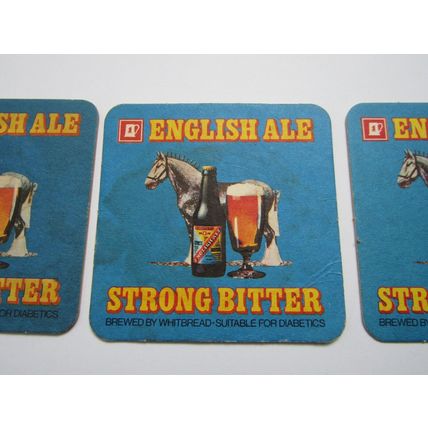 Whitbread - English Ale Strong Bitter - Drink Driving Campaign Set of 3 (bm1)