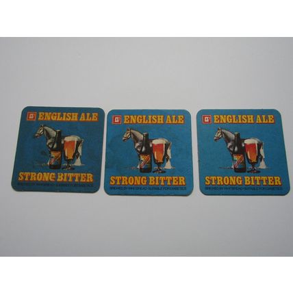 Whitbread - English Ale Strong Bitter - Drink Driving Campaign Set of 3 (bm1)