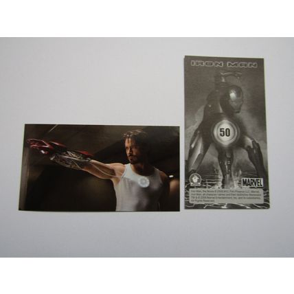 Marvel - Iron Man The Movie 2008 - Preziosi Sticker Drop-down Choice (e18)