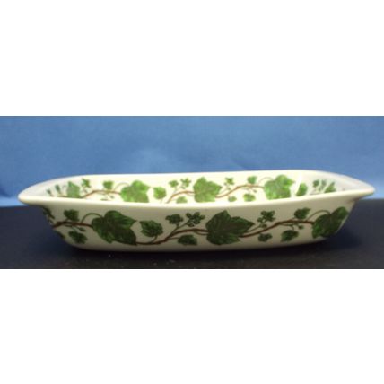 luminite Frugier Porcelaine De Paris France Small Casserole Dish Pan Ivy Vine