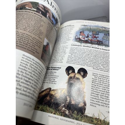 National Geographic Magazine July 1995 Ndoki Collectible Vintage b