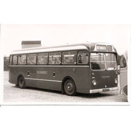 Black & White Photograph of Wilts & Dorset Motor Services Ltd. - JHR 605