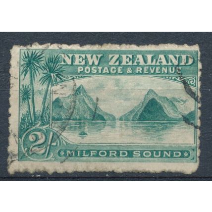 Pictorial Definitive: 2s No Wmk P11 - New Zealand 1899 - Used Hinged - SG 269