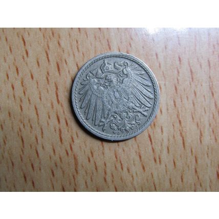 1906j 5 Pfennig Germany Empire Coin