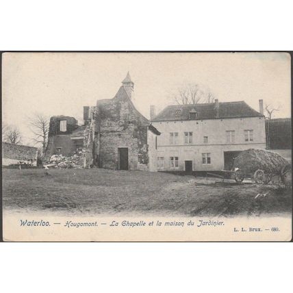 La Chapelle & Maison du Jardinier, Hougomont, Waterloo, c.1900-05 - Lagaert CPA