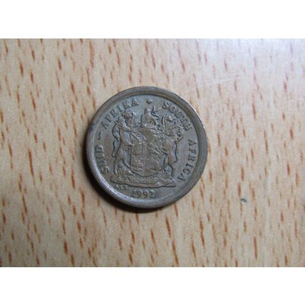 Suid Africa South Africa 1992 2 Cent Coin